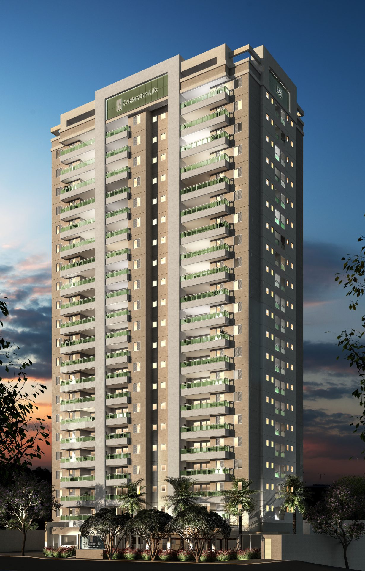 CELEBRATION LIFE FACHADA NOITE