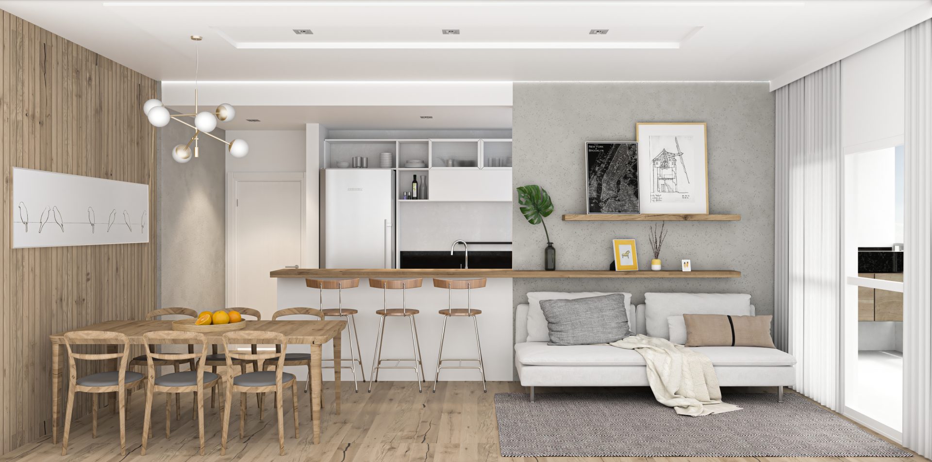 MAGNIFIQUE PLANTA TIPO 3 SALA