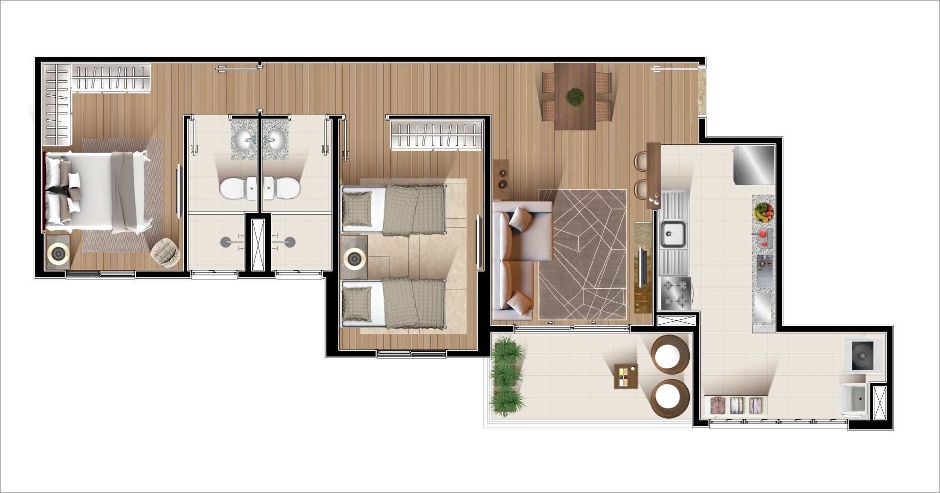 CENTRAL PARK PLANTA TIPO 1