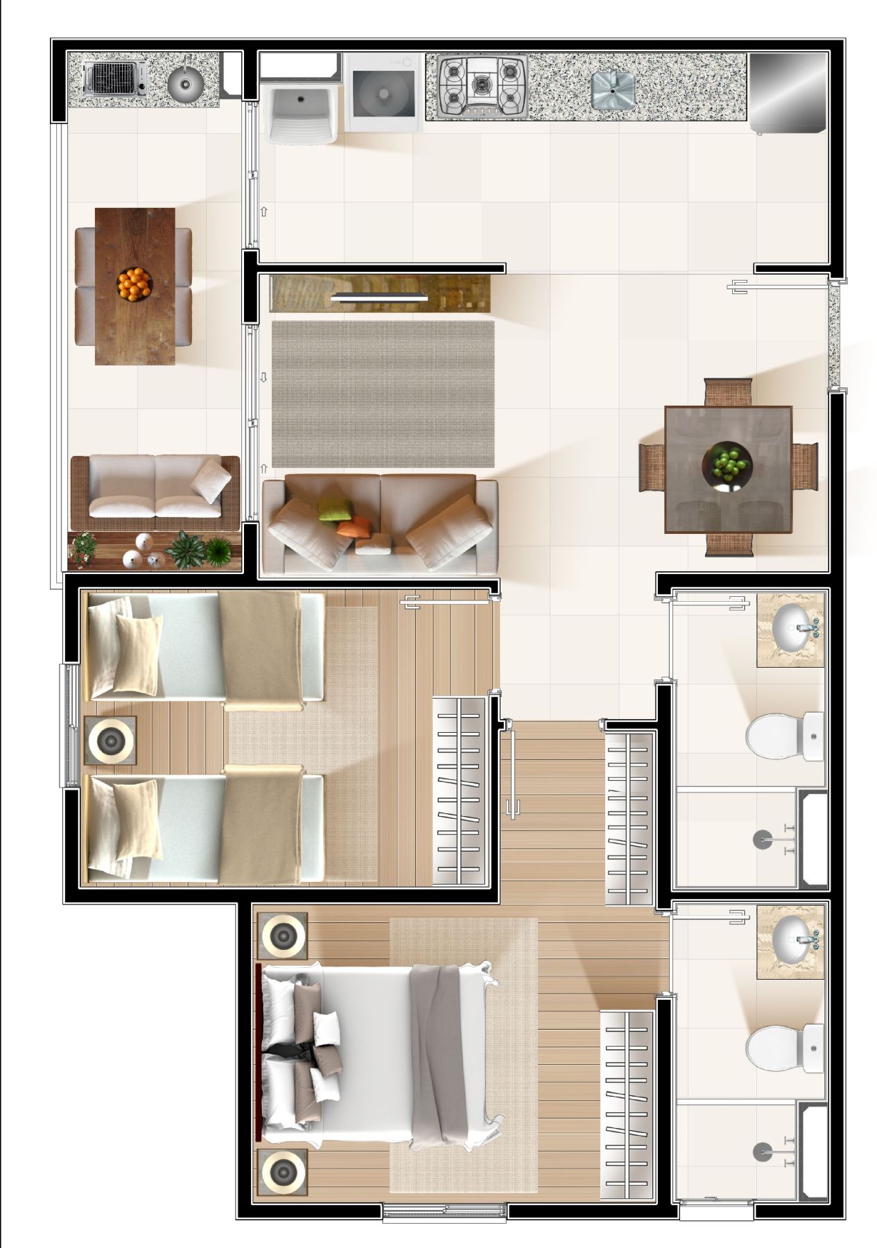 PLANTA TIPO 2 SALINAS