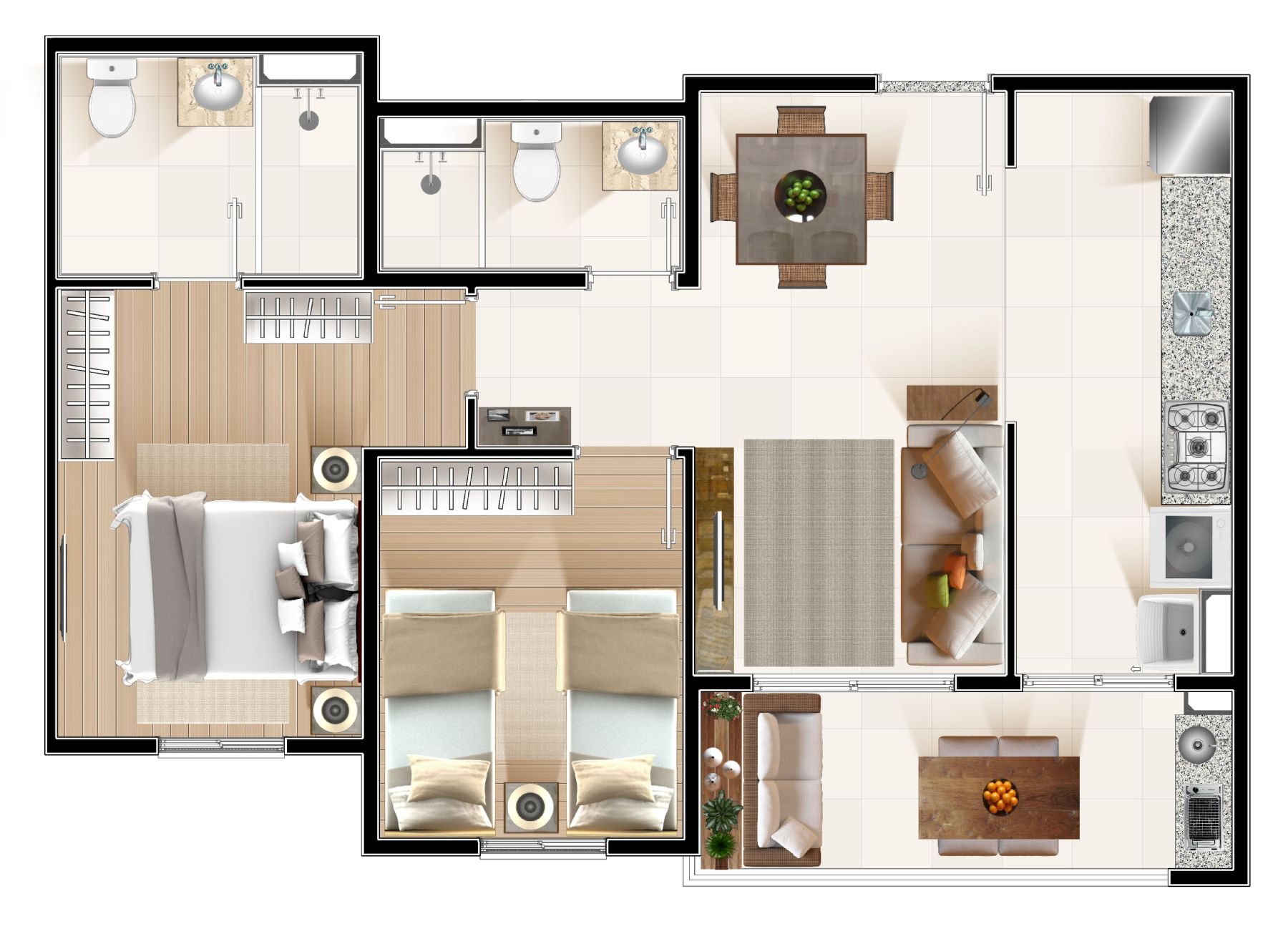 PLANTA TIPO 3 SALINAS